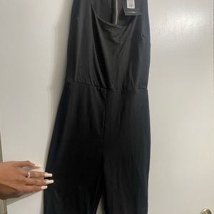Black Fashion Nova thigh length romper